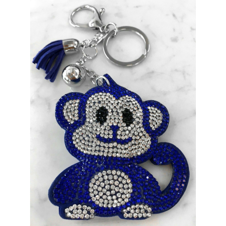 Scimmia Monkey Portachiavi,Morbido Ciondolo per Borsa Zaino da donna Verde