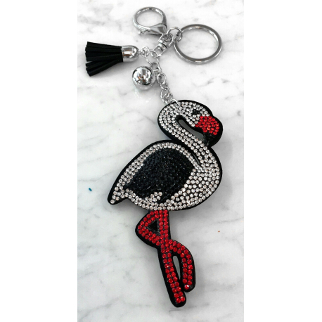 Flamingo Flamingo Keychain, Soft Pendant Women's Backpack Bag