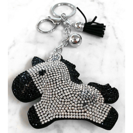 Unicorn 3D Keychain, Soft Pendant Women's Backpack Bag