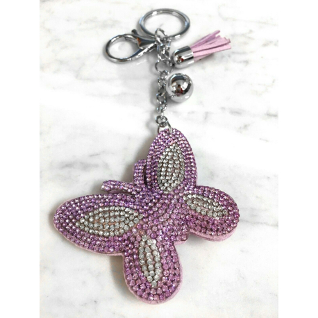 Butterfly 3D Keychain, Soft Pendant Women's Backpack Bag