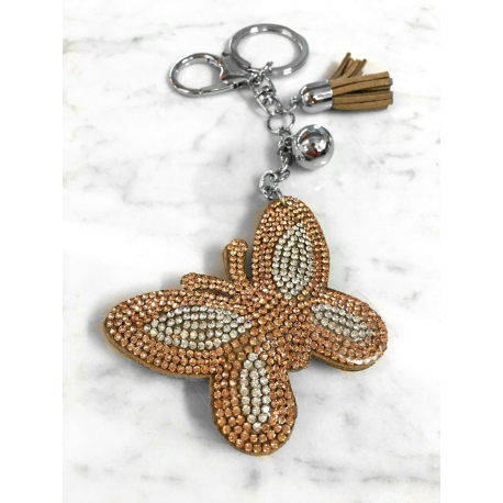 Butterfly 3D Keychain, Soft Pendant Women's Backpack Bag