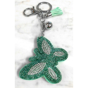 Butterfly 3D Keychain, Soft Pendant Women's Backpack Bag green water