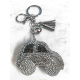 Car Keychain 3D Machine, Soft Pendant Women's Backpack Bag