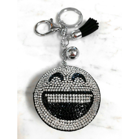 Smile Portachiavi 3D ,Morbido Ciondolo Borsa Zaino da Donna Smile