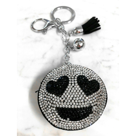 Smile Portachiavi 3D ,Morbido Ciondolo Borsa Zaino da Donna Smile