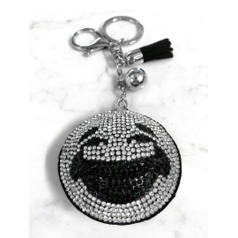 Smile Portachiavi 3D ,Morbido Ciondolo Borsa Zaino da Donna Smile