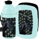 Love Horses Cavallo Oro Set Colazione Box Portamerenda,Borraccia Automatica