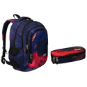 St.Right FLAMES set Zaino 42x33x20cm ,Astuccio,Scuola Ragazza