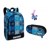 Fortnite Lama set Zaino + Astuccio + Portachiavi,Scuola Medie,Superiori Ragazzo