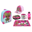 LOL Surprise Glitter Schoolbag Backpack + Sports Bag set School kindergarten 6 pieces