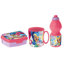 Shimmer e Shane Set Colazione,Box Portamerenda + Borraccia + Tazza,Scuola,Asilo,Bambini