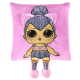 LOL Surprise Cuscino con Bambola Applicazione Ricamata 30x30cm Lilla
