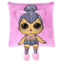 LOL Surprise Cuscino con Bambola Applicazione Ricamata 30x30cm Lilla