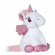 Unicorn Plush with 20cm Glitter Wings Color White