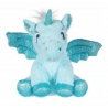 Unicorno Peluche con Ali Glitter 20cm Colore Blu