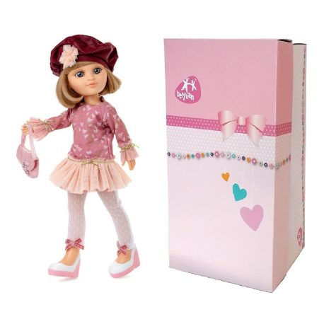 Doris Newborn Doll 45 cm + Soft Body Pacifier Girl