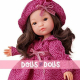 BERJUAN Fashion Doll 35cm Boutique red with curls in Box, Original