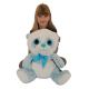Grande Peluche Unicorno 60cm Blu Pony Cavallo Bambini Ragazzi Adulti