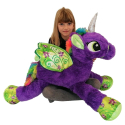 80cm Gigante Peluche Unicorno Pony Cavallo Viola per Bambini Ragazzi Adulti San Valentino