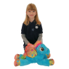 50cm Grande Peluche Unicorno Pony Cavallo Blu per Bambini Ragazzi Adulti San Valentino