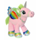 Unicorno 50 cm Grande Peluche in Piedi Pony Cavallo Verde per Bambini Ragazzi