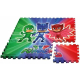 Pj Masks Super Pigiamini 9 x Puzzle Floor Rubber Rug 90x90cm Game