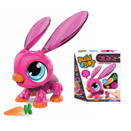 Robot Coniglio Build a Bot Interattivo da Costruire 20 pezzi per Bambini Ragazzi