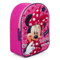 Minnie Mouse Disney Pizzo Zainetto Zaino 3D Scuola Materna Asilo tempo Libero