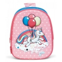 Unicorno Palloncini Zainetto Zaino 3D Scuola Materna Asilo tempo Libero