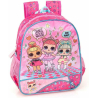 Lol Surprise Satinato Zainetto Zaino Scuola Materna Asilo tempo Libero