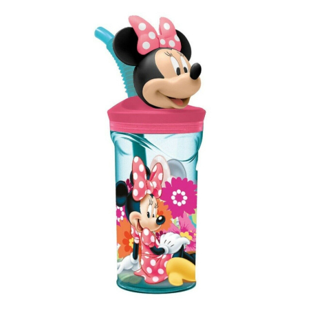 Disney Frozen Elsa 3D Cup with Figurine and Straw for Children