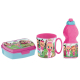 Paw Patrol Set Colazione Box Porta Merenda + Borraccia + Tazza - Bicchiere scuola