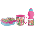 Cry Babies Set Colazione Box Porta Merenda + Borraccia + Tazza - Bicchiere scuola