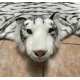 Gigante Tigre Marrone Tappeto in Peluche 200 x 135 cm, Copridivano, Copriletto