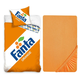 Fanta 3 Pieces Set Single Bed Duvet Cover, Pillowcase + Sheets under