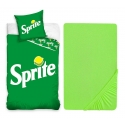 Sprite Set 3pezzi Letto Singolo Copripiumino 160-200cm Federa Lenzuola con angoli
