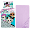 LOL Surprise Bright Set 3pezzi Letto Singolo Copripiumino 140-200cm,Federa,Lenzuola c/angoli