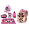 LOL Surprise Rock Rosa Zainetto Zaino set Scuola asilo 6 pezzi