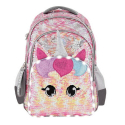Footy Unicorn Sequin Led Large Elementary School Backpack for Girls