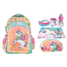 Footy Unicorn Led Large Elementary School Backpack for Girls
