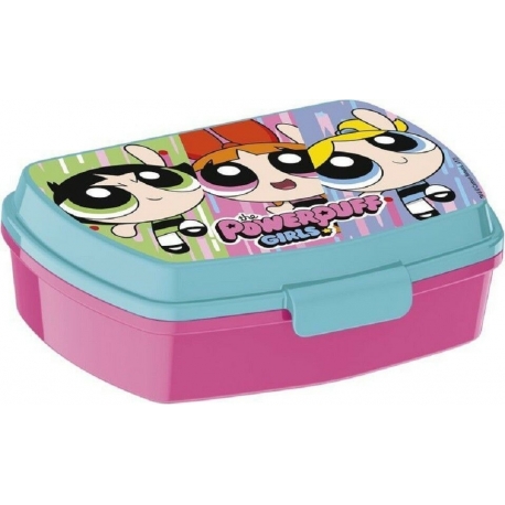 LUNCH BOX scatola colazione porta PRANZO MERENDA sandwich scuola,asilo bambino Power Puff