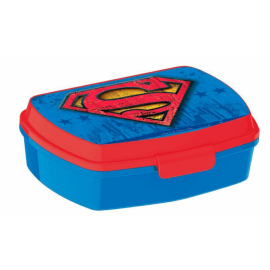 Superman LUNCH BOX scatola colazione porta PRANZO MERENDA sandwich scuola,asilo bambino