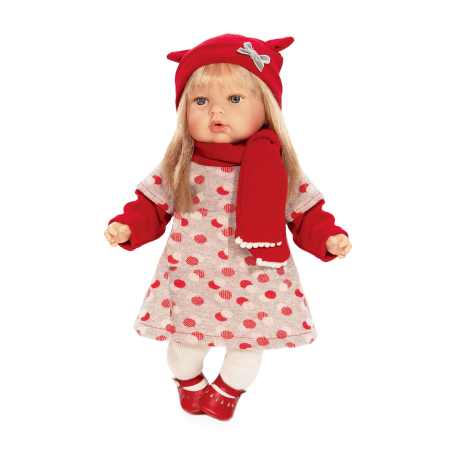 NINES D'ONIL Newborn Doll 45 cm Addis pink Perfumed