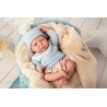 Arias Bambola Reborn Pedro 40cm Bambolotto Neonato con Ciuccio