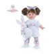 NINES D'ONIL Tina BUNNY 42cm Bambola Morra Bambolotto Neonato