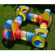 Giant Playground Tent 8 pieces Tunnel x4 Automatic Children's Castle House
