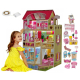 Giant Dollhouse Wooden House 90cm with Led Light and Furniture set 18pcs