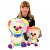 Large Plush Sweet Bear Eyes Multicolor Glitter 38cm