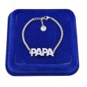 Pope Bracelet man Bracelet Family in Steel with writing