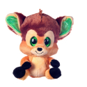 Disney Bambi GLITSIES Mini Peluche Occhi Glitter 15cm Originale